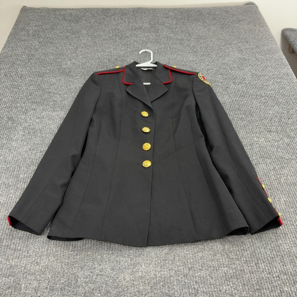 USMC DSCP Sewell Clothing Dress Blues Uniform Jacket Women 10 Blue Wool Military